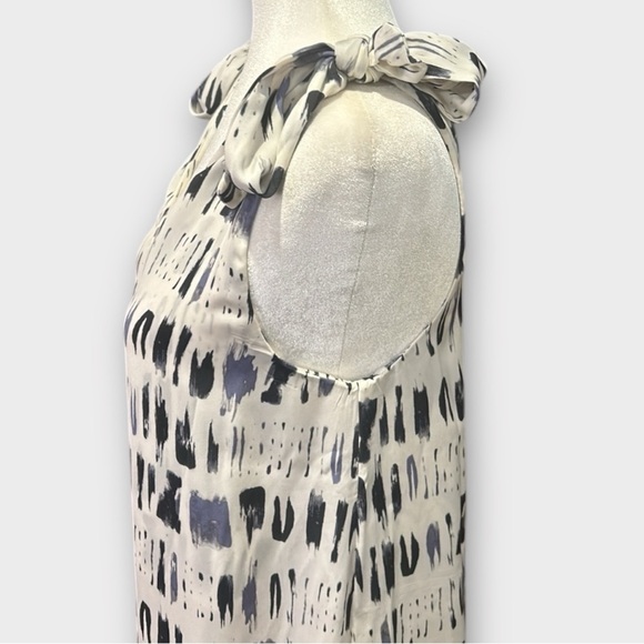 Banana Republic Tie-shoulder Drop Waist Midi Dress XS Tall - Picture 7 of 13